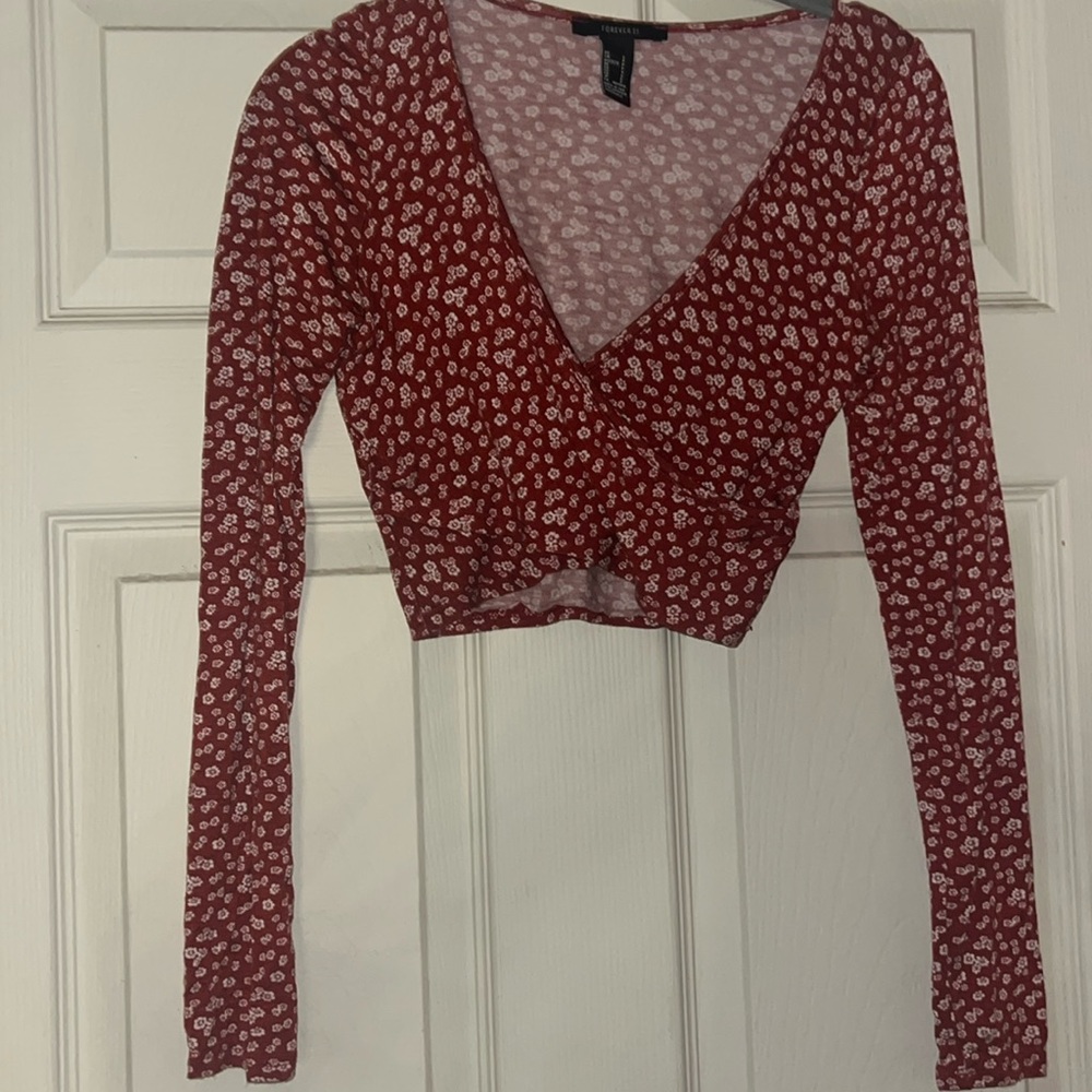 Forever 21 long-sleeve crop top